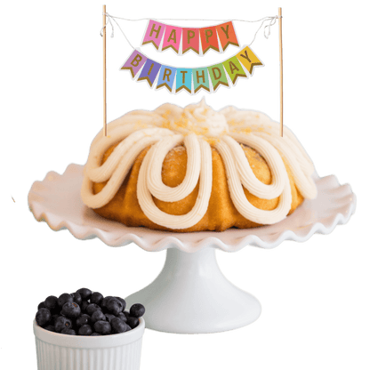 Big Bundt Cakes | "HAPPY BIRTHDAY" Awning Banner Bundt Cake