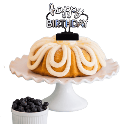 Big Bundt Cakes | "HAPPY BIRTHDAY" Neon Sign Bundt Cake