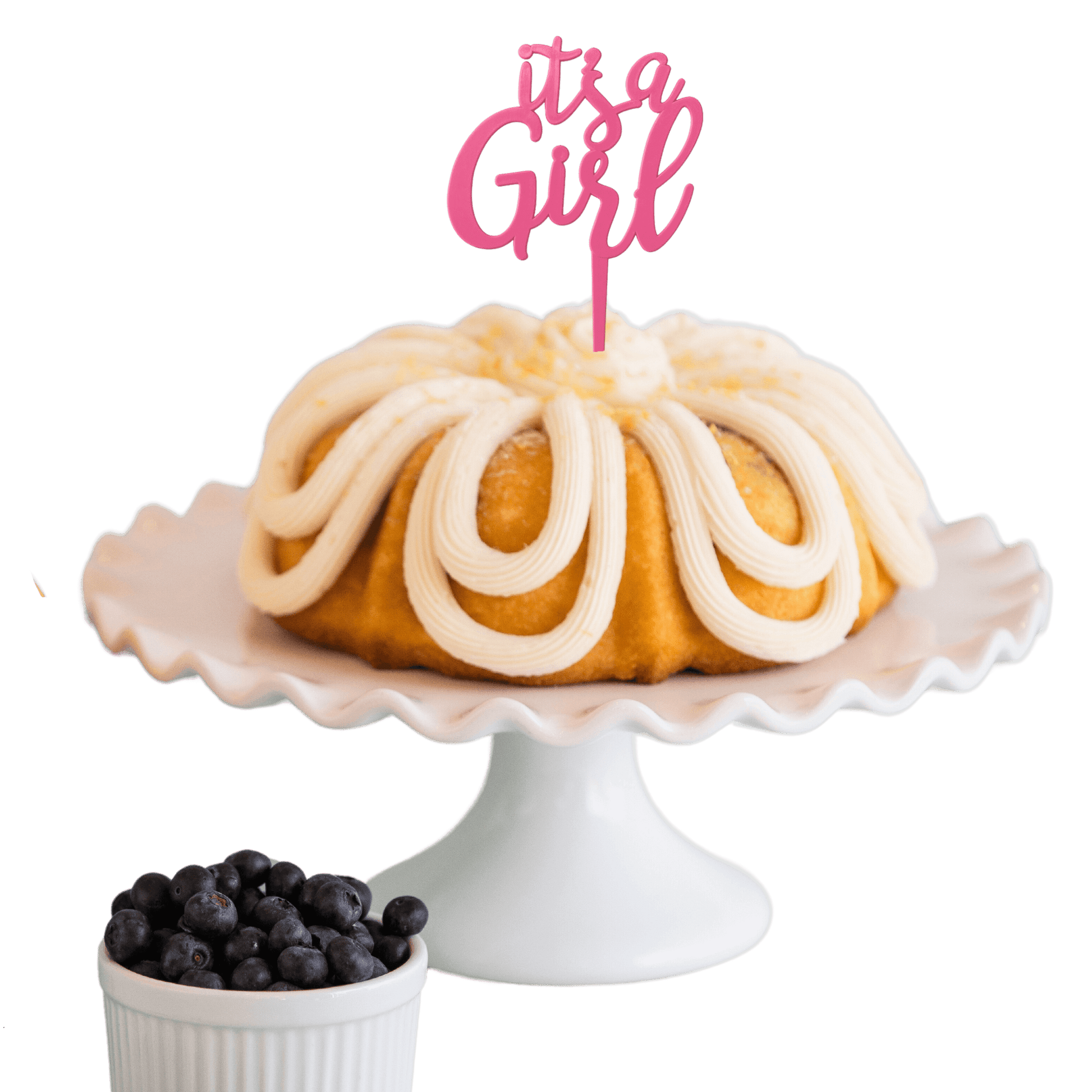 Big Bundt Cakes | "IT'S A GIRL" Bundt Cake - Bakery