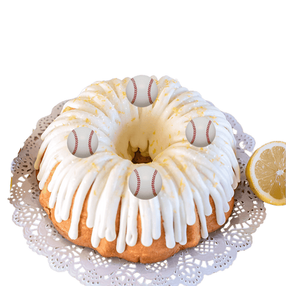 Lemon Squeeze Baseball Bundt Cake