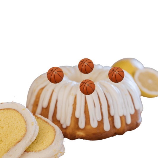 Lemon Squeeze Basketball Bundt Cake - Bundt Cakes