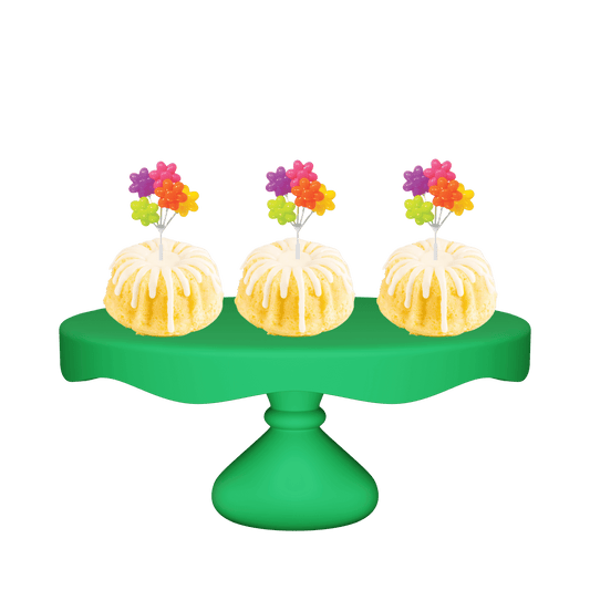 Lemon Squeeze Flower Shaped Cluster Bundties-Bundt Cakes-