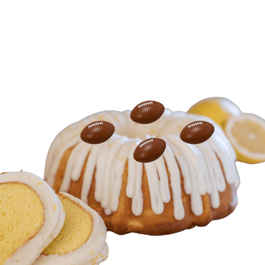 Lemon Squeeze Football Bundt Cake - Bundt Cakes