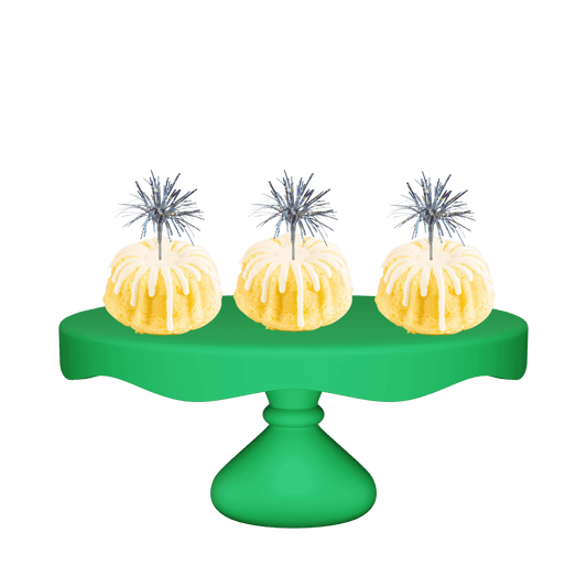 Lemon Squeeze Holographic Silver Mylar Spray Bundties-Bundt Cakes-