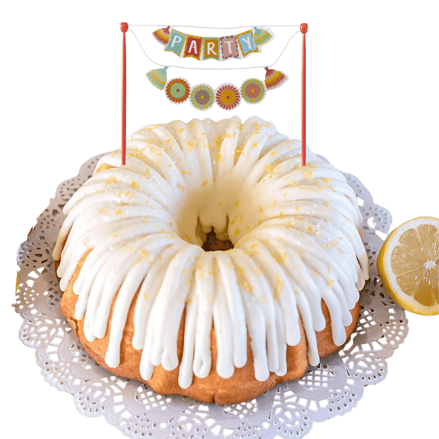 Big Bundt Cakes | Fiesta "PARTY" Banner Bundt Cake