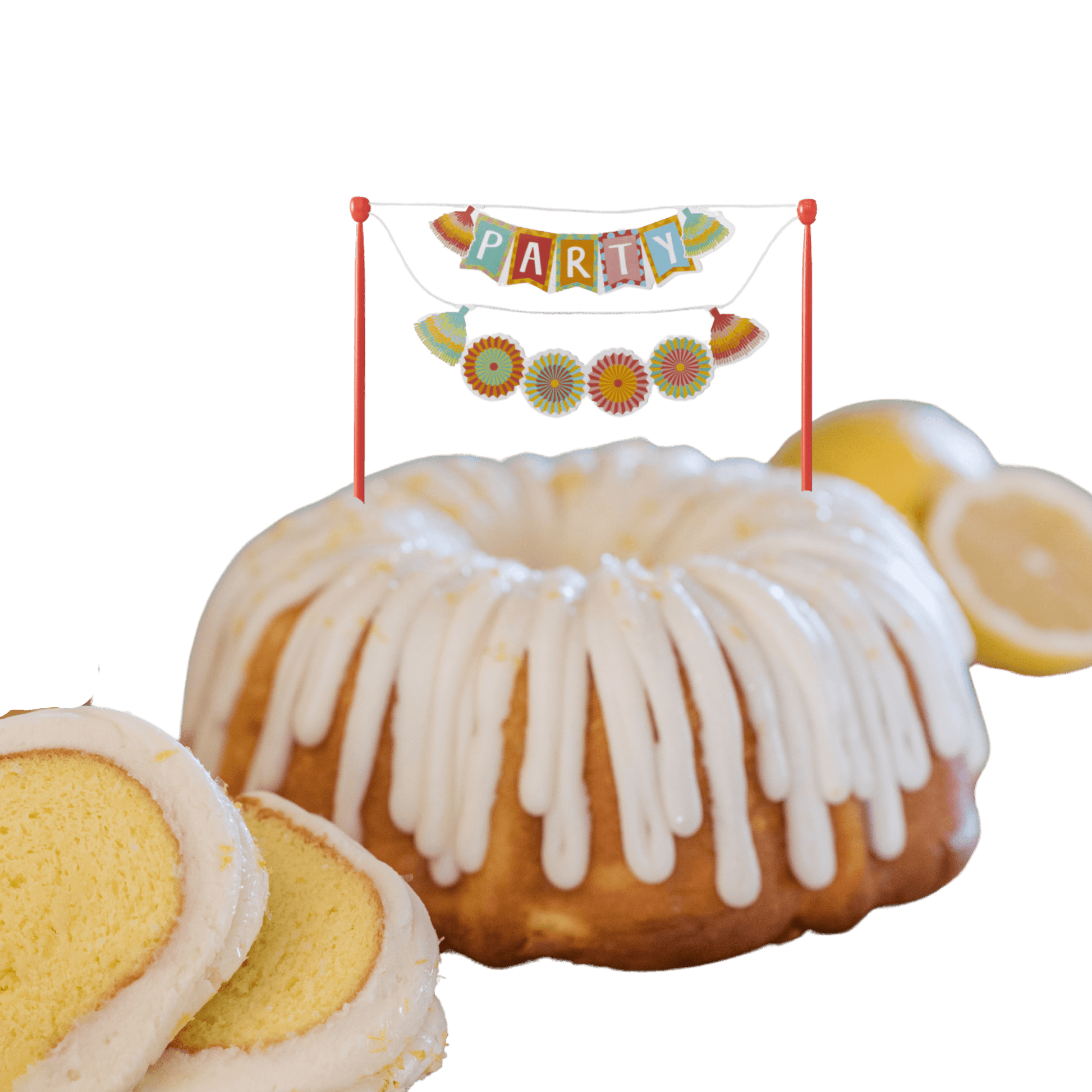 Big Bundt Cakes | Fiesta "PARTY" Banner Bundt Cake