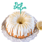 Lemon Squeeze Teal "BEST DAY EVER" Candle Holder Bundt Cake - Bundt Cakes