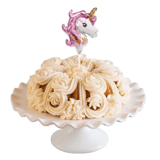 Raspberry Truffle Inflatable Unicorn Anagram® Bundt Cake-Bundt Cakes-