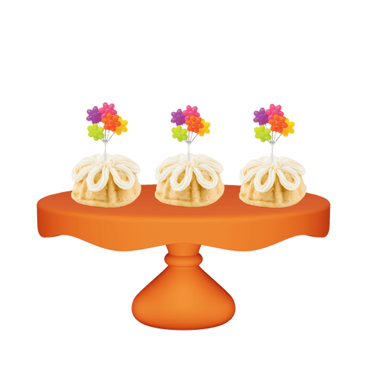 Vanilla Bean Flower Shaped Cluster Bundties-Bundt Cakes-