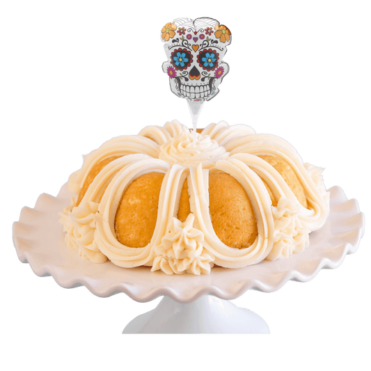 Vanilla Bean Inflatable Día de los Muertos Anagram® Bundt Cake-Bundt Cakes-