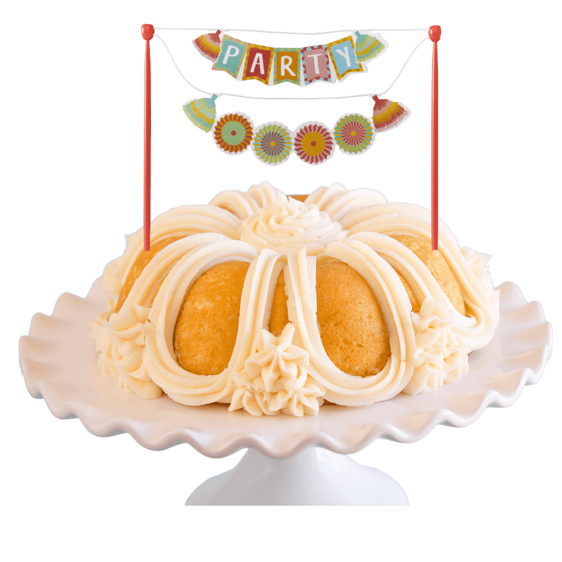 Big Bundt Cakes | Fiesta "PARTY" Banner Bundt Cake