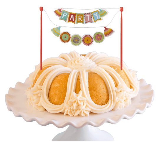 Big Bundt Cakes | Fiesta "PARTY" Banner Bundt Cake - Bakery