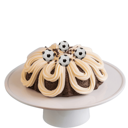 Vanilla Bean Soccer Bundt Cake