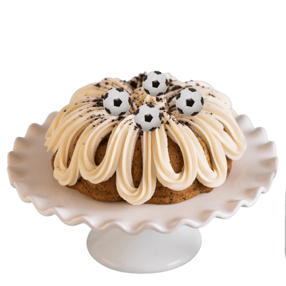 Vanilla Bean Soccer Bundt Cake