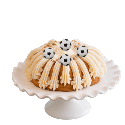 Vanilla Bean Soccer Bundt Cake