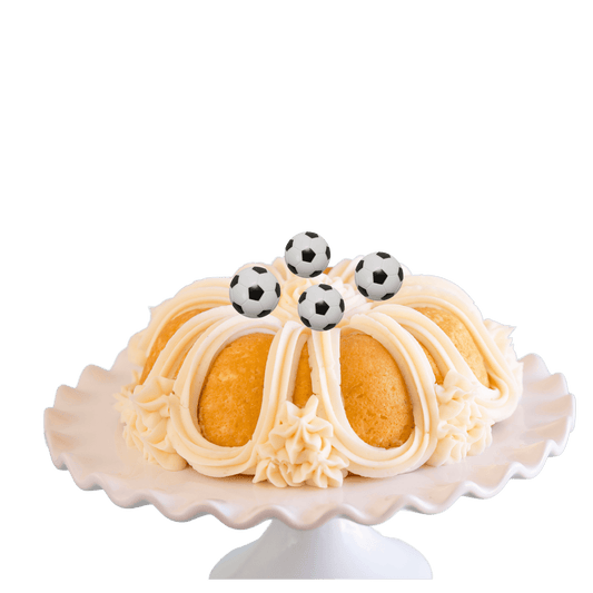 Vanilla Bean Soccer Bundt Cake - Bundt Cakes