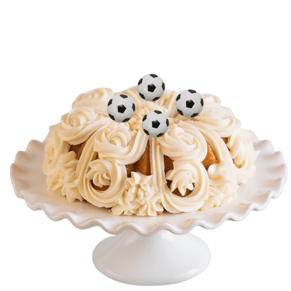 Vanilla Bean Soccer Bundt Cake