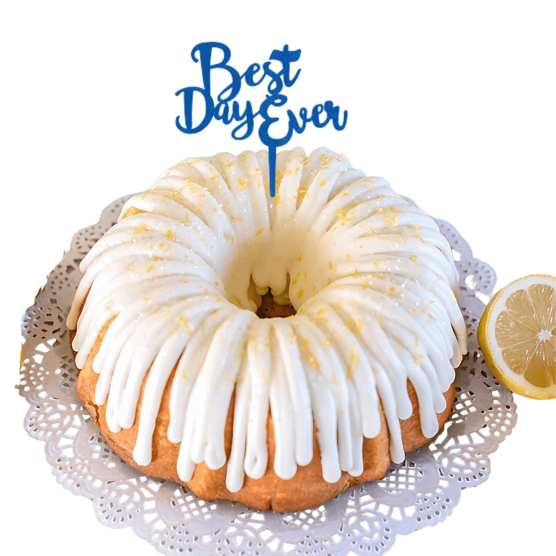 Big Bundt Cakes | "BEST DAY EVER" Candle Holder Bundt Cake