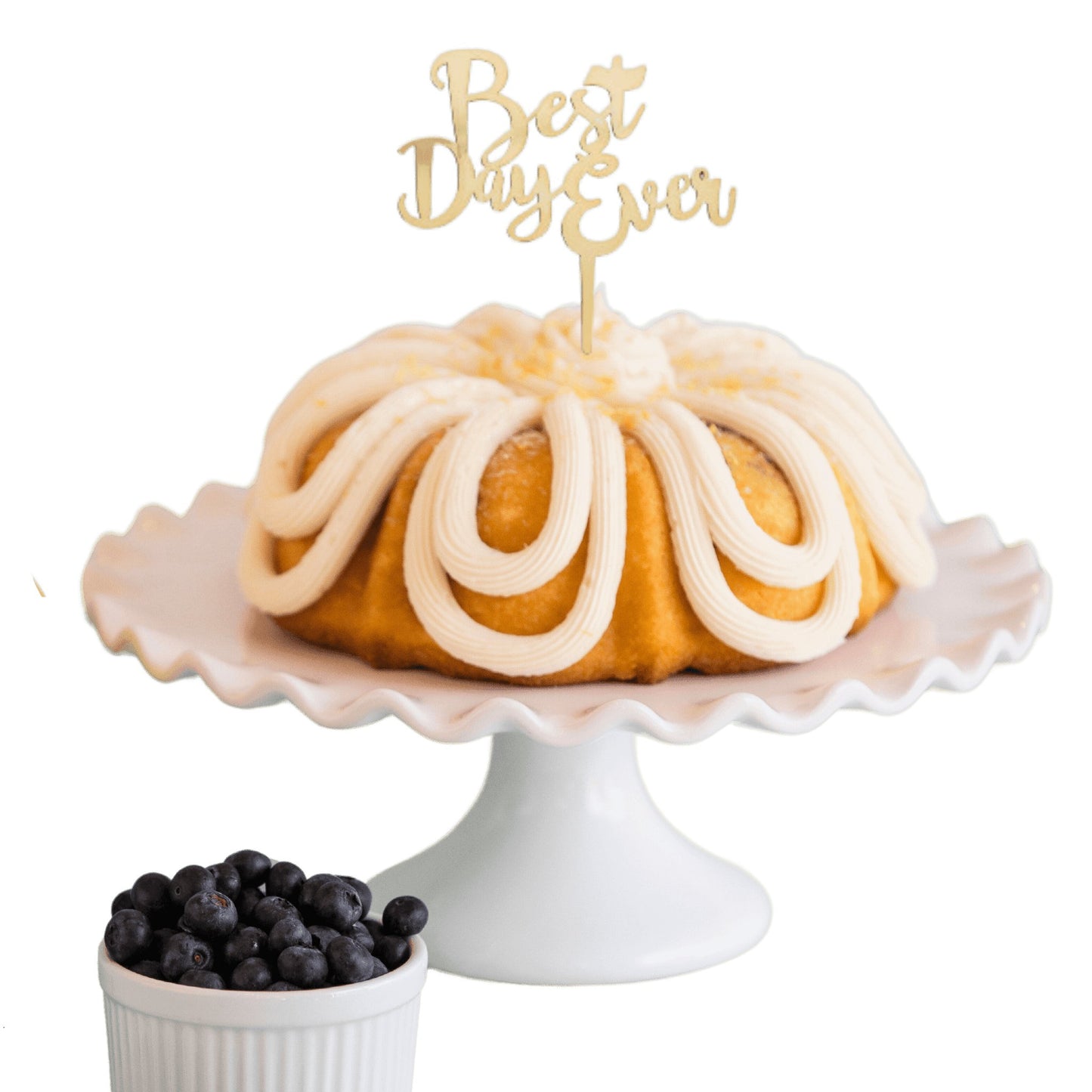 Big Bundt Cakes | "BEST DAY EVER" Candle Holder Bundt Cake