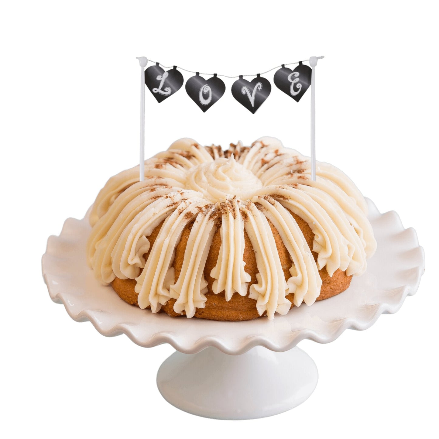 Big Bundt Cakes | Chalkboard "LOVE" Banner Bundt Cake