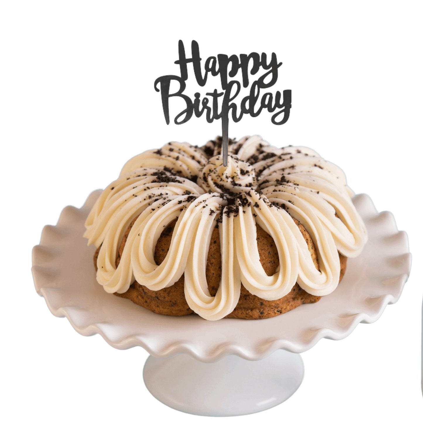 Big Bundt Cakes | "HAPPY BIRTHDAY" Candle Topper