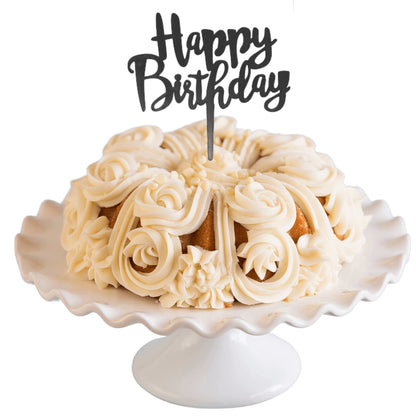 Big Bundt Cakes | "HAPPY BIRTHDAY" Candle Topper