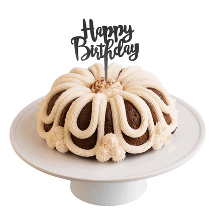 Big Bundt Cakes | "HAPPY BIRTHDAY" Candle Topper