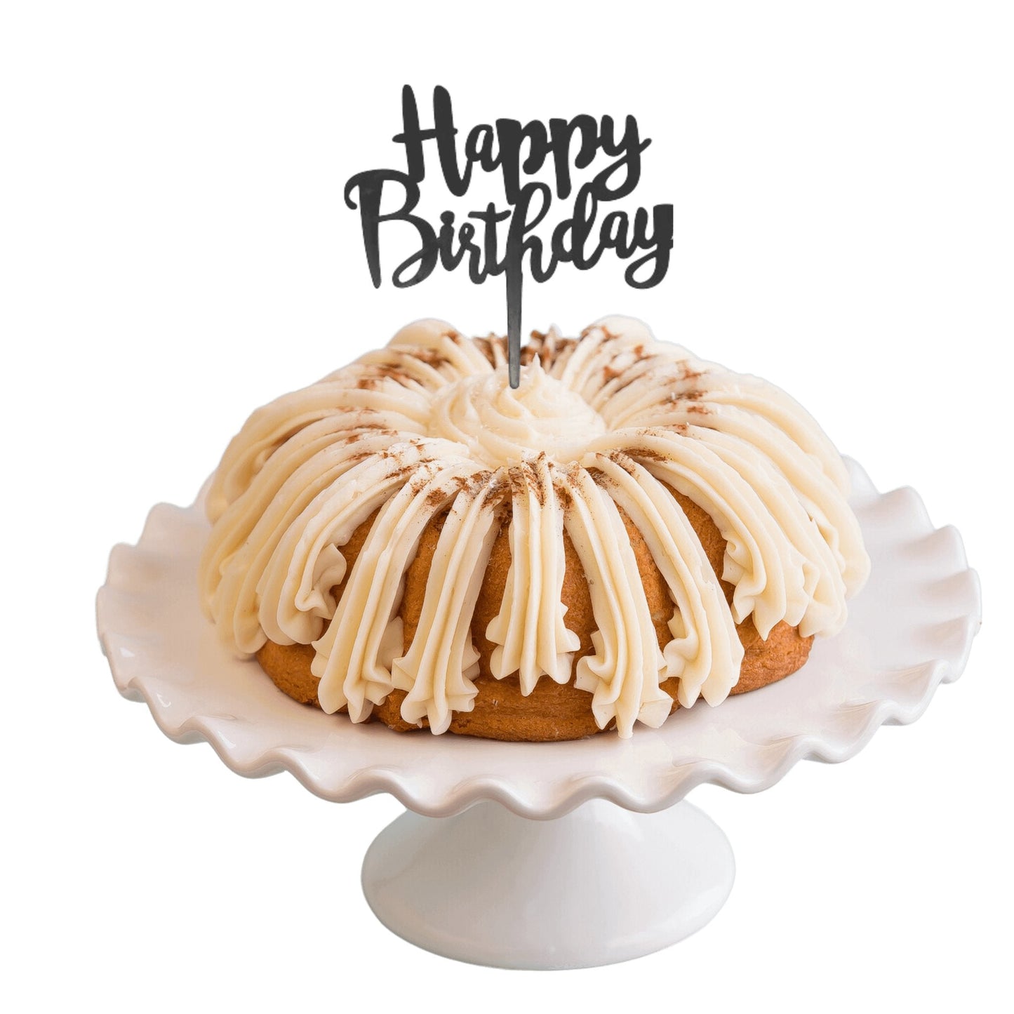 Big Bundt Cakes | "HAPPY BIRTHDAY" Candle Topper