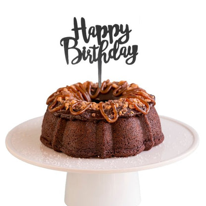 Big Bundt Cakes | "HAPPY BIRTHDAY" Candle Topper Bundt Cake