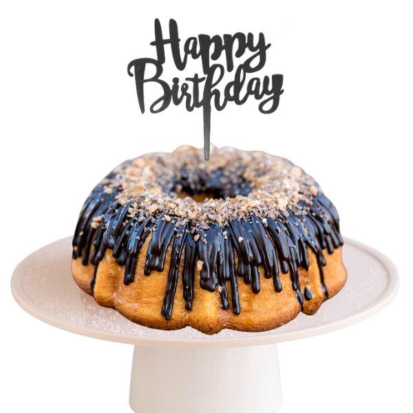 Big Bundt Cakes | "HAPPY BIRTHDAY" Candle Topper Bundt Cake