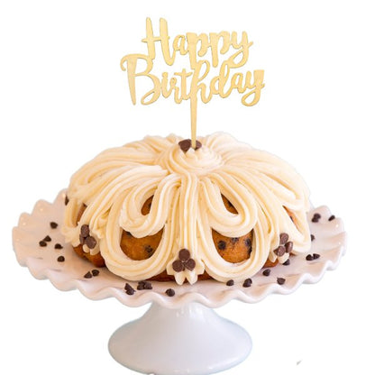 Big Bundt Cakes | "HAPPY BIRTHDAY" Candle Topper Bundt Cake