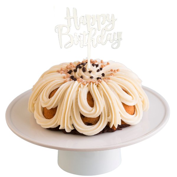 Big Bundt Cakes | "HAPPY BIRTHDAY" Candle Topper Bundt Cake