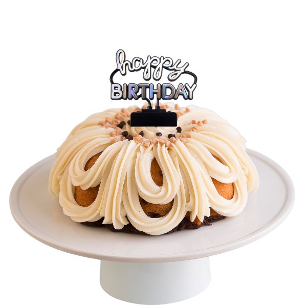 Big Bundt Cakes | "HAPPY BIRTHDAY" Neon Sign Bundt Cake