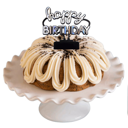 Big Bundt Cakes | "HAPPY BIRTHDAY" Neon Sign Bundt Cake