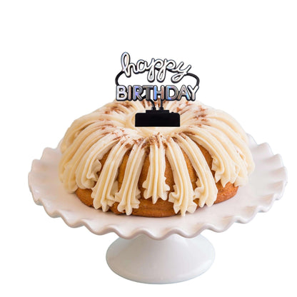 Big Bundt Cakes | "HAPPY BIRTHDAY" Neon Sign Bundt Cake