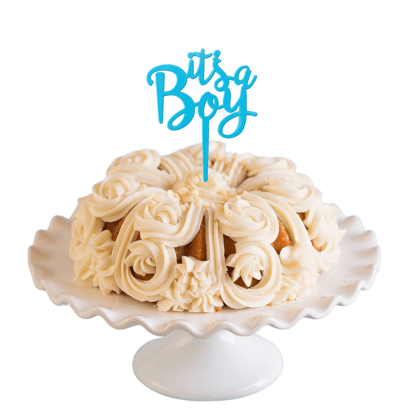 Big Bundt Cakes | "IT'S A BOY" Bundt Cake