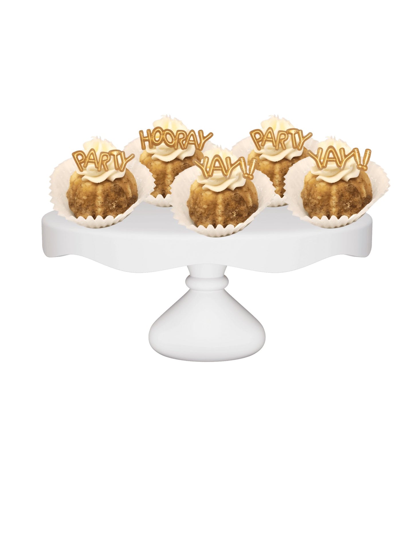 Bitties | Mini Gold Balloons Bitty Bundt Cakes