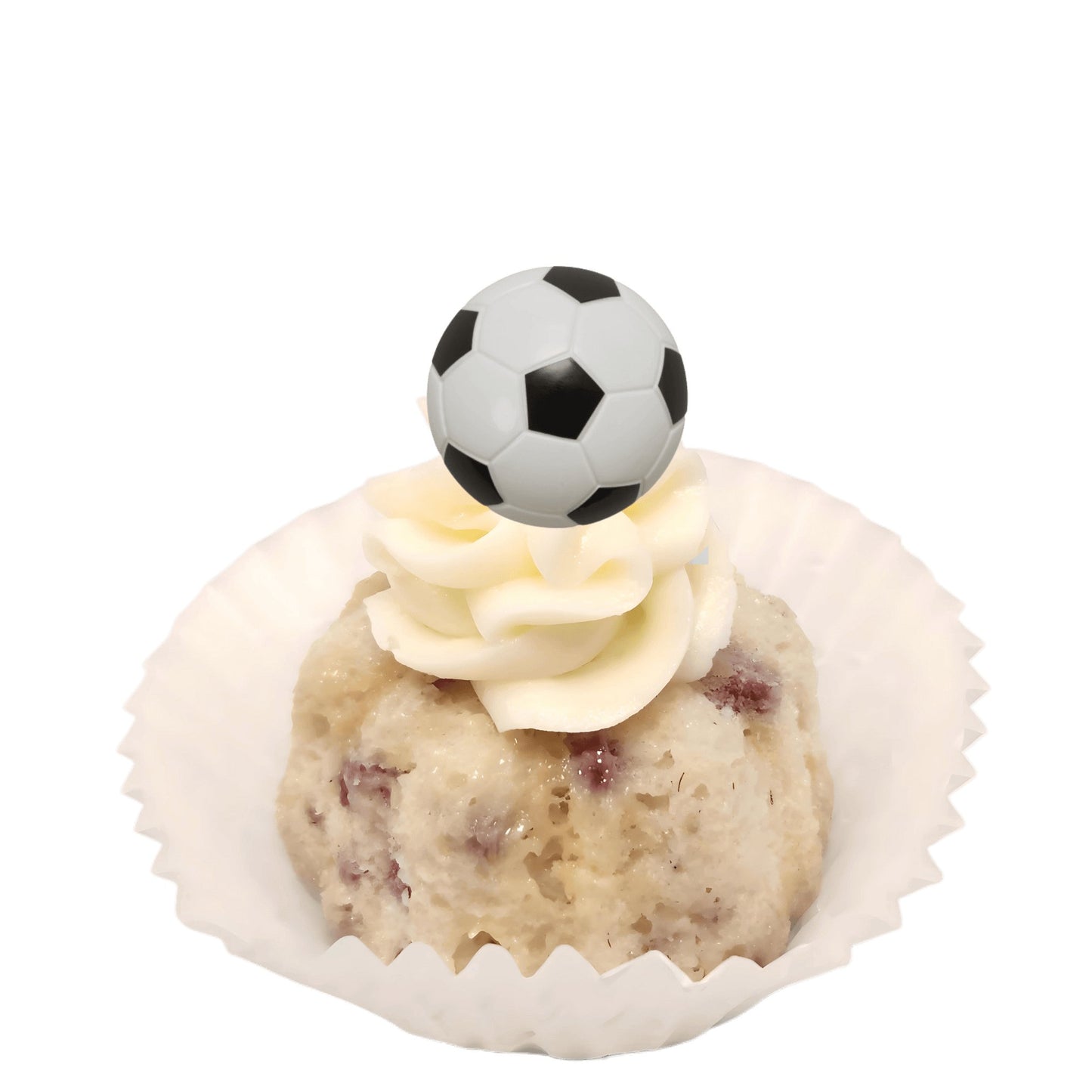 Bitties | Soccer Ball Themed Bitty Bundt Cakes