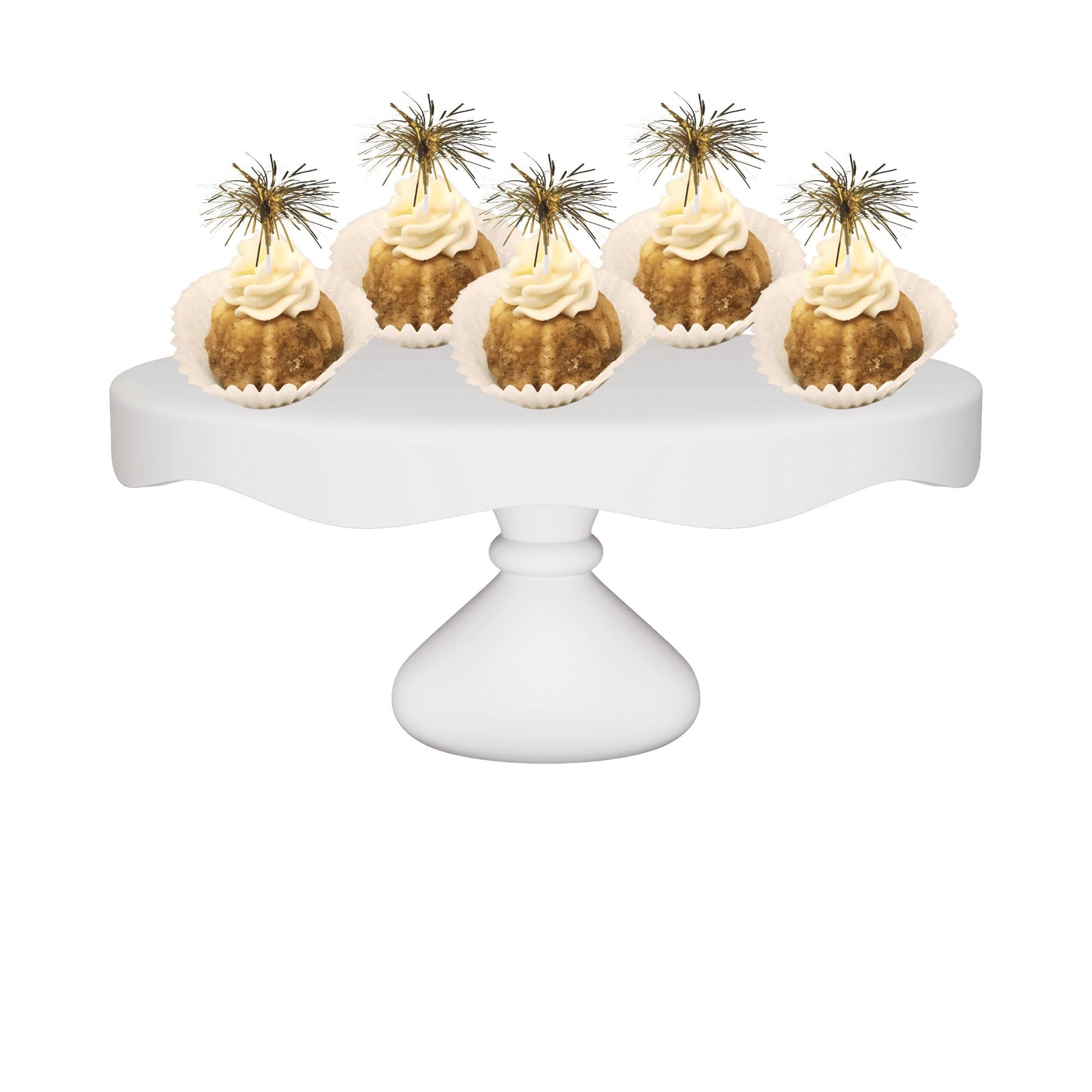 Bitty Bundts | Gold Sparkler Bundt Cakes