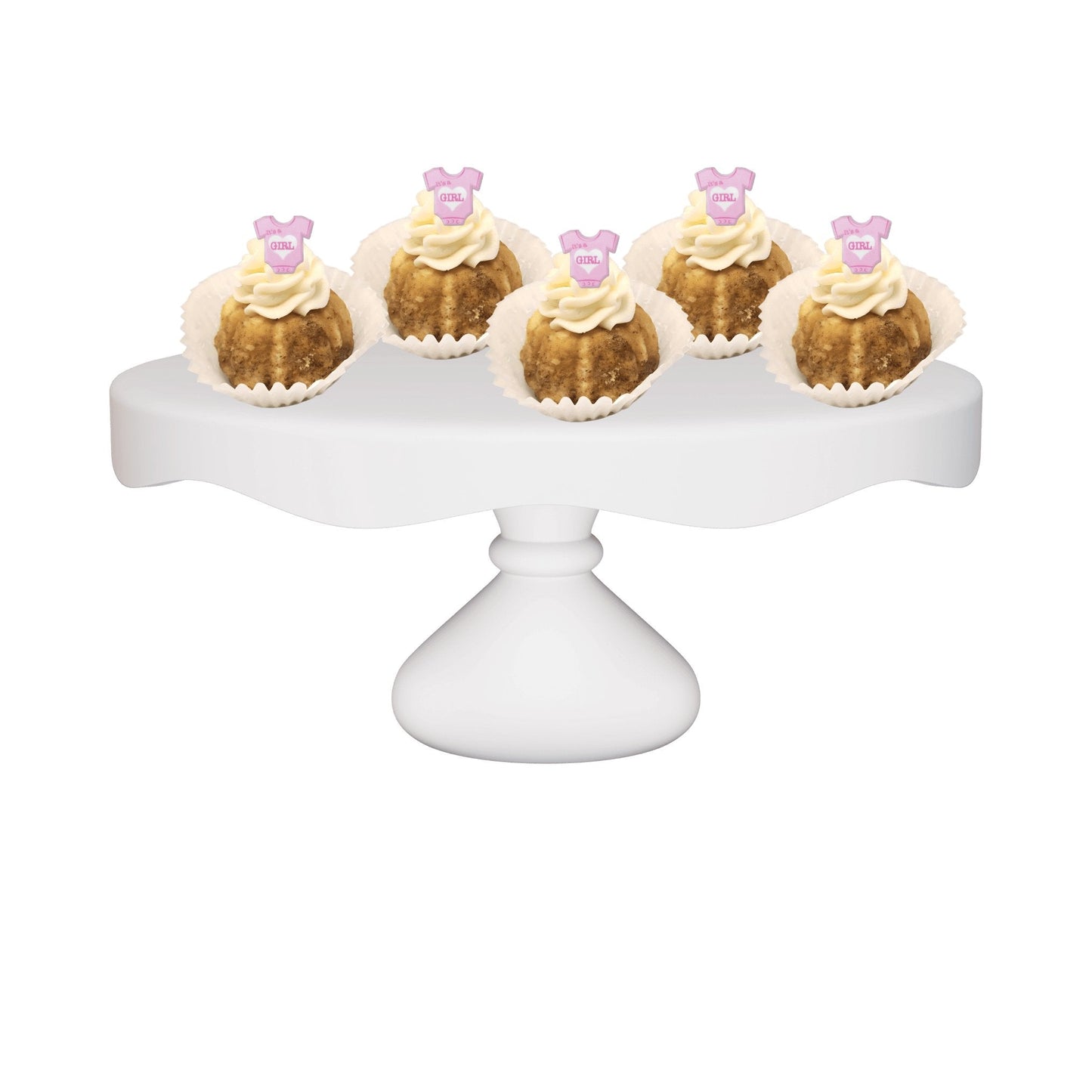 Bitty Bundts | "It's a Girl" Bundt Cakes