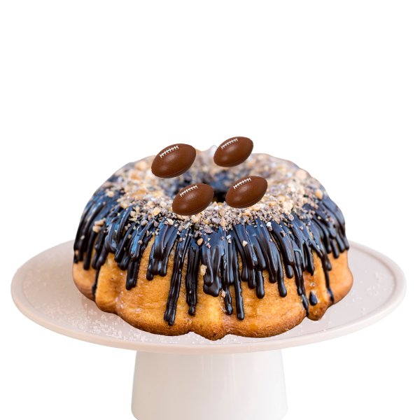 Blonde Salted Caramel | Football Bundt Cake