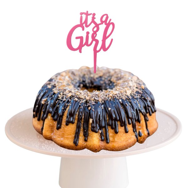 Blonde Salted Caramel | "IT'S A GIRL" Bundt Cake