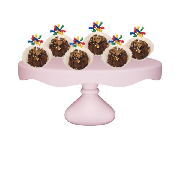 Brunette Salted Caramel | 4 - Color Primary Ribbon Bitty Bundts