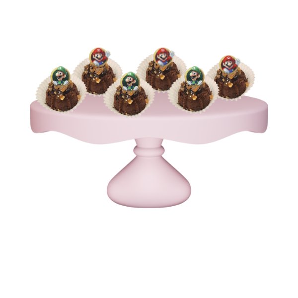 Brunette Salted Caramel Mario & Luigi Bitty Bundts