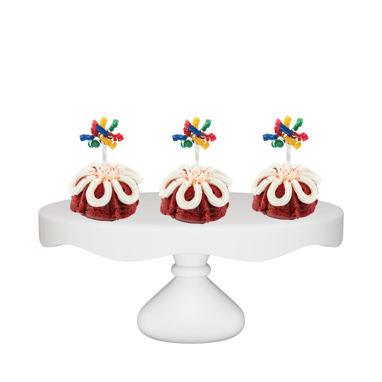 Bundtie | 4 - Color Primary Ribbon Bundt cakes