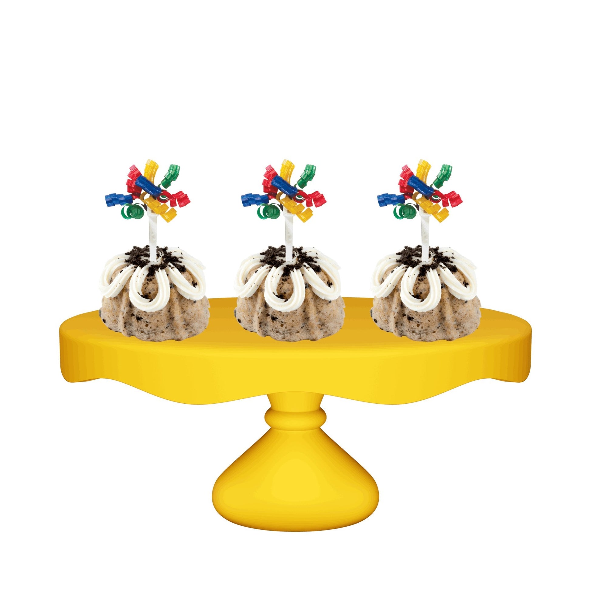 Bundtie | 4 - Color Primary Ribbon Bundt cakes