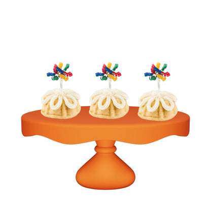 Bundtie | 4 - Color Primary Ribbon Bundt cakes