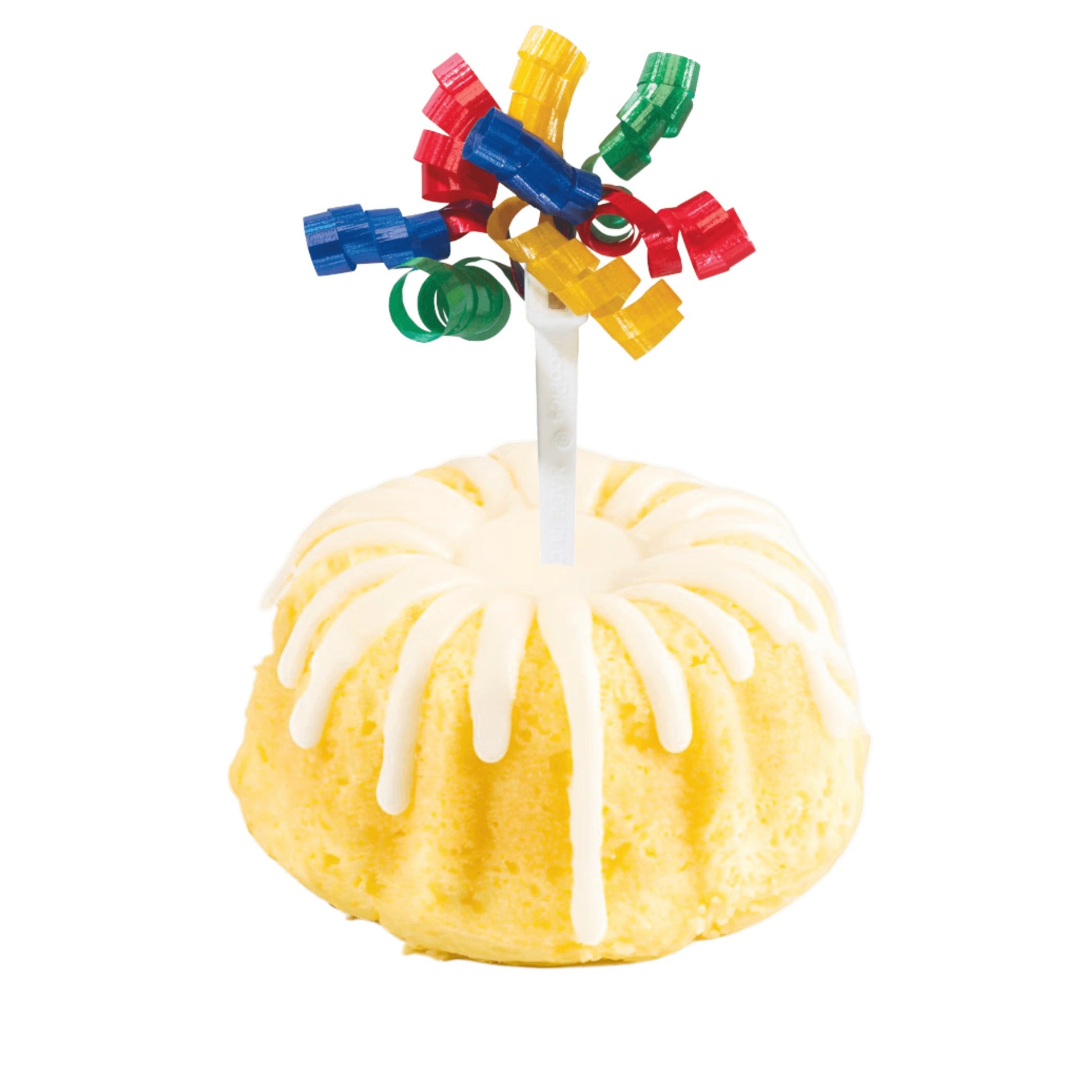 Bundtie | 4 - Color Primary Ribbon Bundt cakes