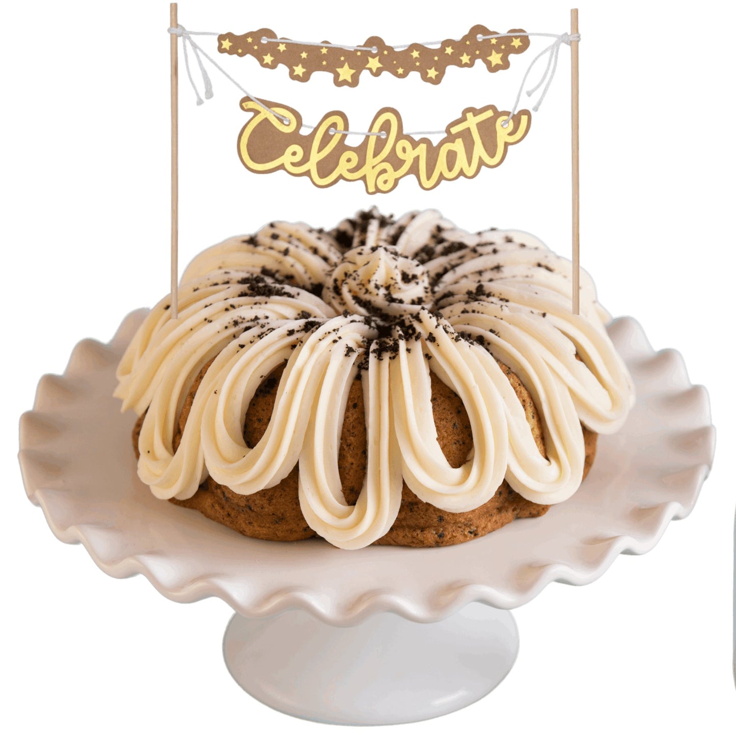 Cookies n' Cream | "CELEBRATE" Banner Bundt Cake