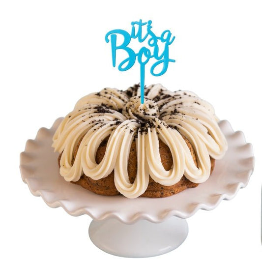 Cookies n Cream | "IT'S A BOY" Bundt Cake